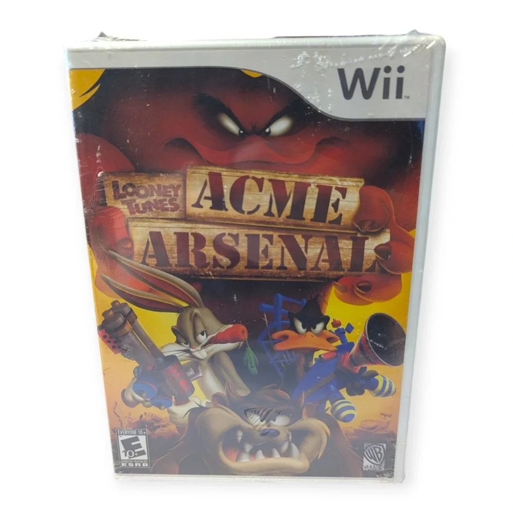 Looney Tunes ACME Arsenal Nintendo Wii Game New Sealed Warner Bros 2007 NIB